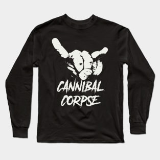 cannibal  horn sign Long Sleeve T-Shirt